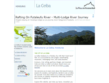 Tablet Screenshot of laceiba.honduras.com