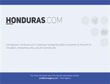 Tablet Screenshot of honduras.com
